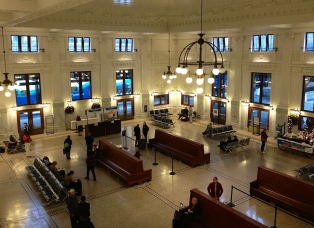 Inside King Street Station