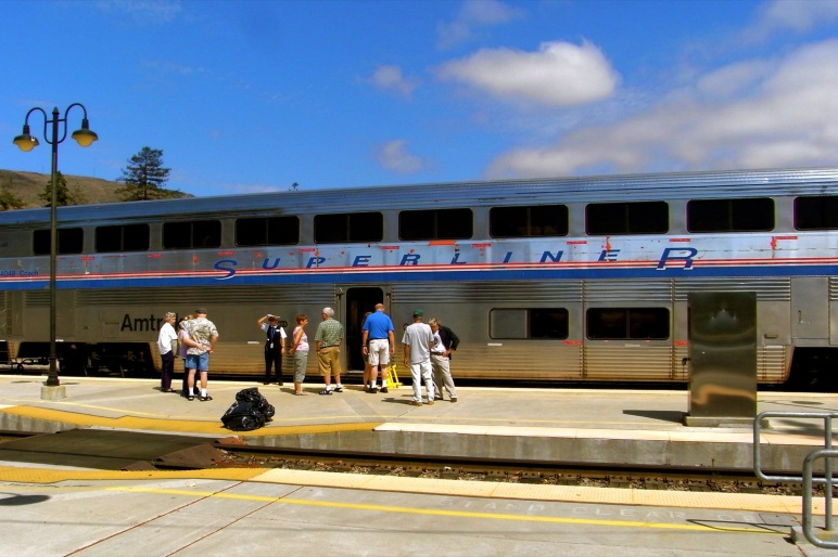 Amtrak two-level Superliner train