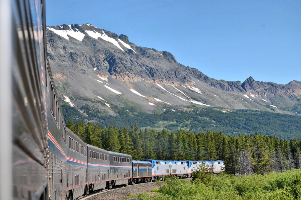 Empire Builder in the Rocky Mountains