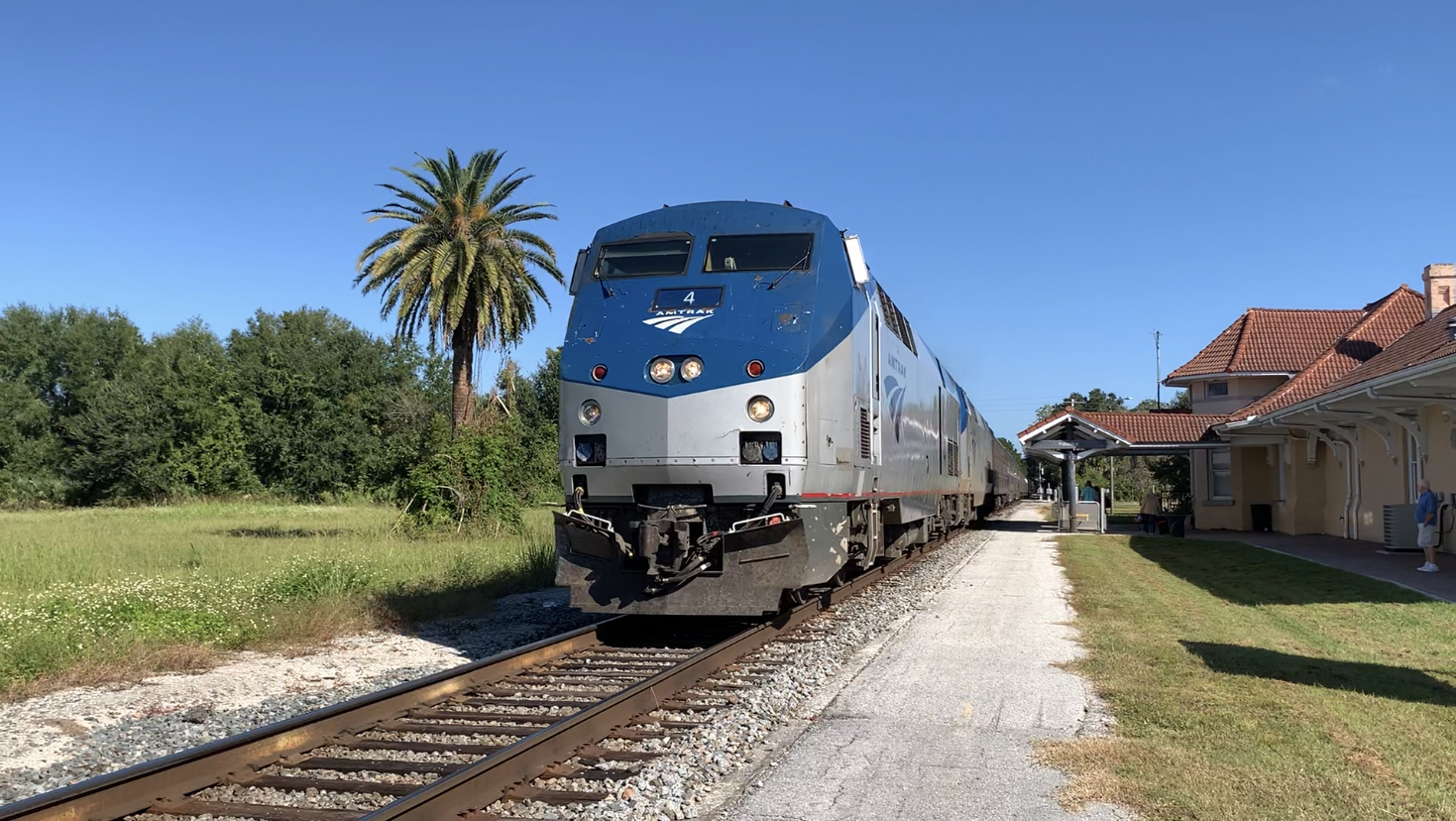 Silver Meteor train in Florida
