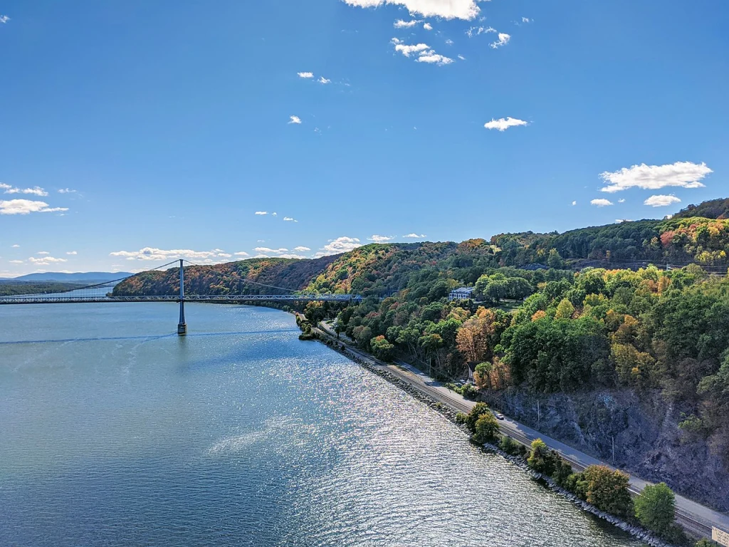 The Hudson River in Poughkeepsie,_NY